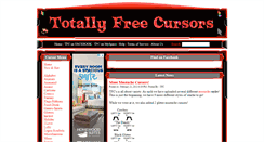 Desktop Screenshot of cursors4.totallyfreecursors.com