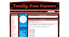 Desktop Screenshot of cursors3.totallyfreecursors.com